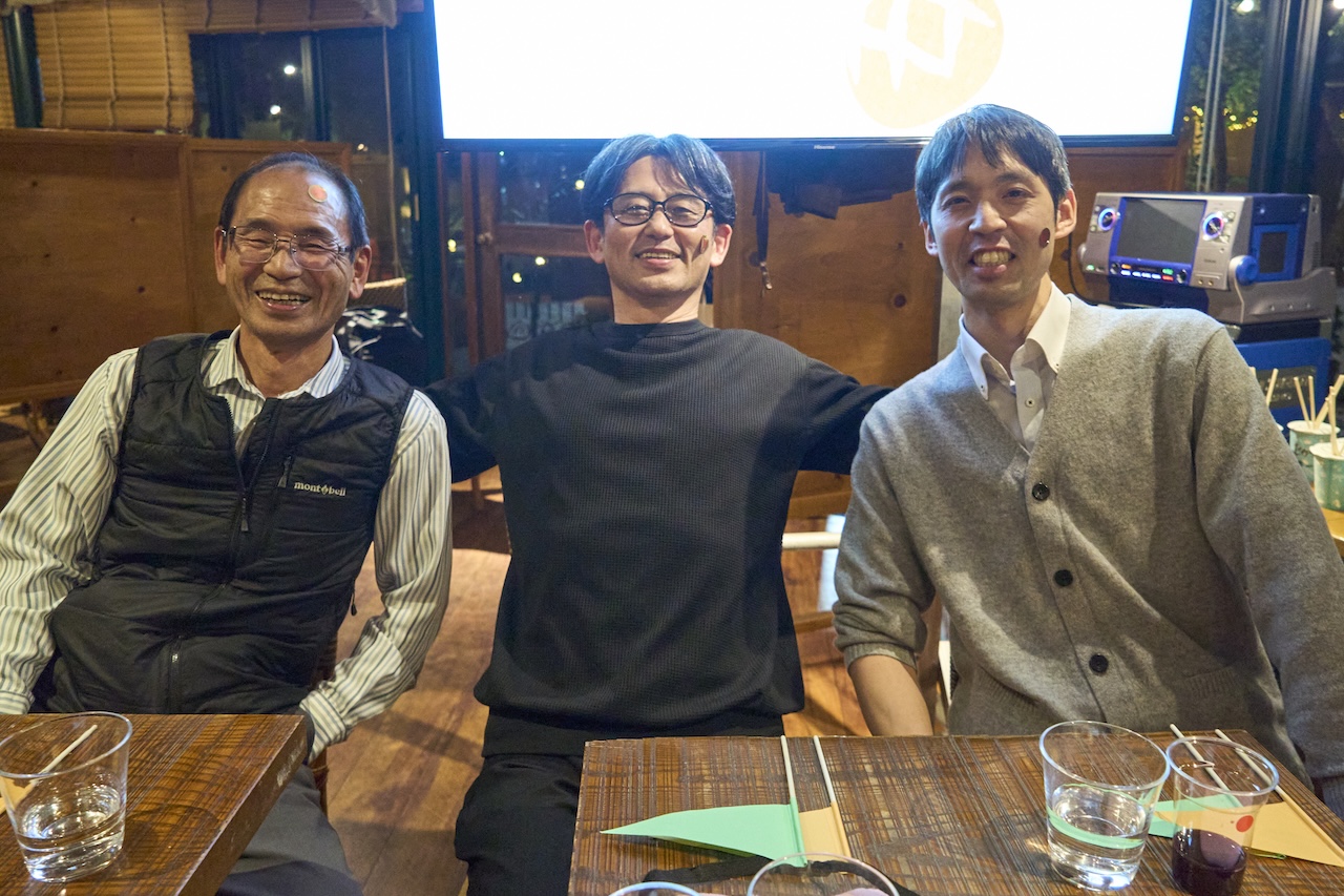 株式会社くりえいと・エスコム合同忘年会で行われた格付けチェック企画で正解したみなさん