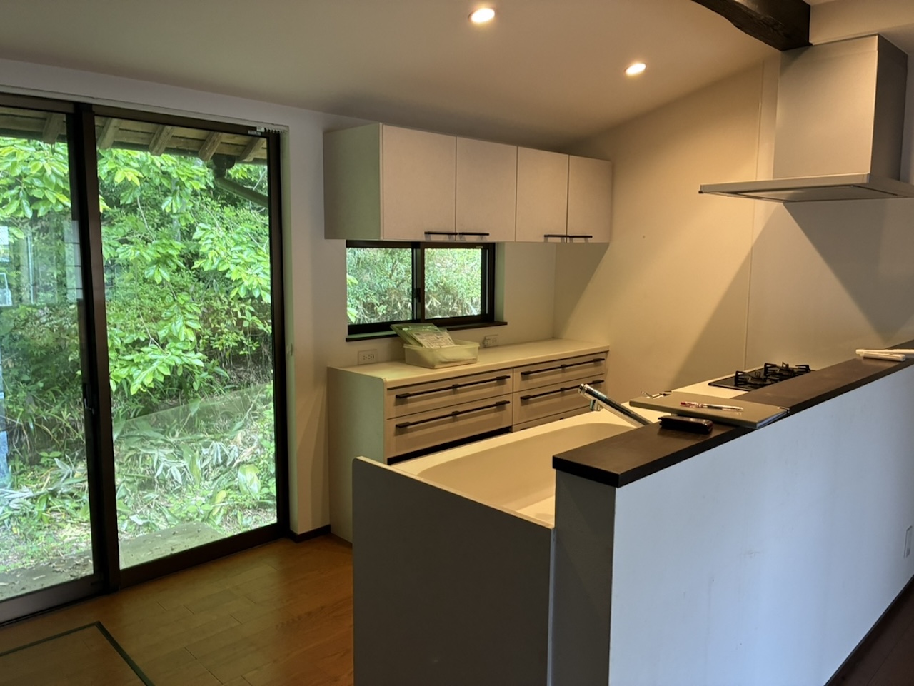 Shared kitchen at Yoshidome Share House